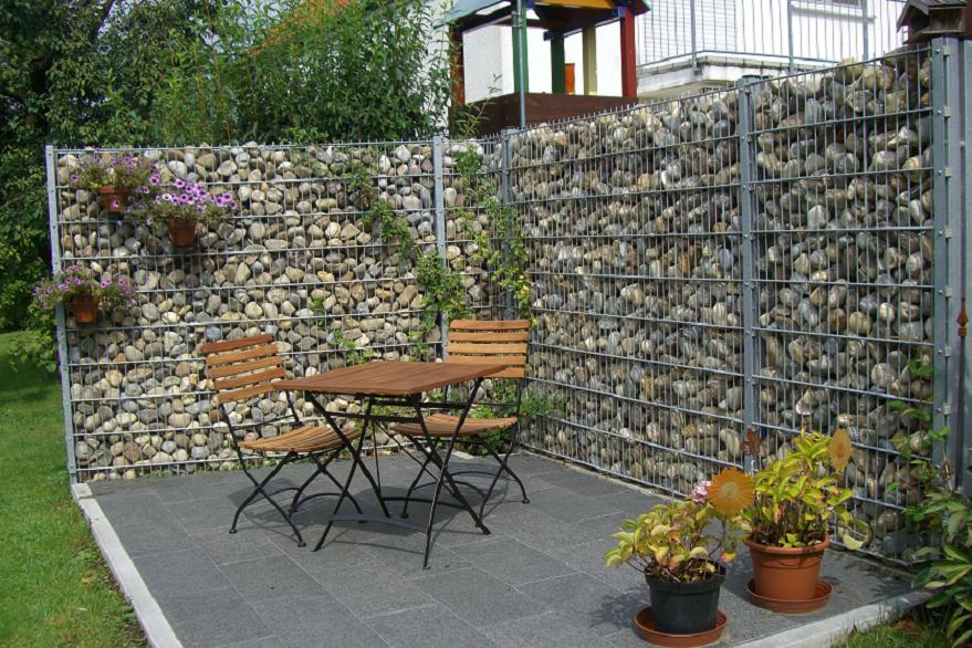 Encaps - Steinzaun-Sichtschutz - Sichtschutz 3